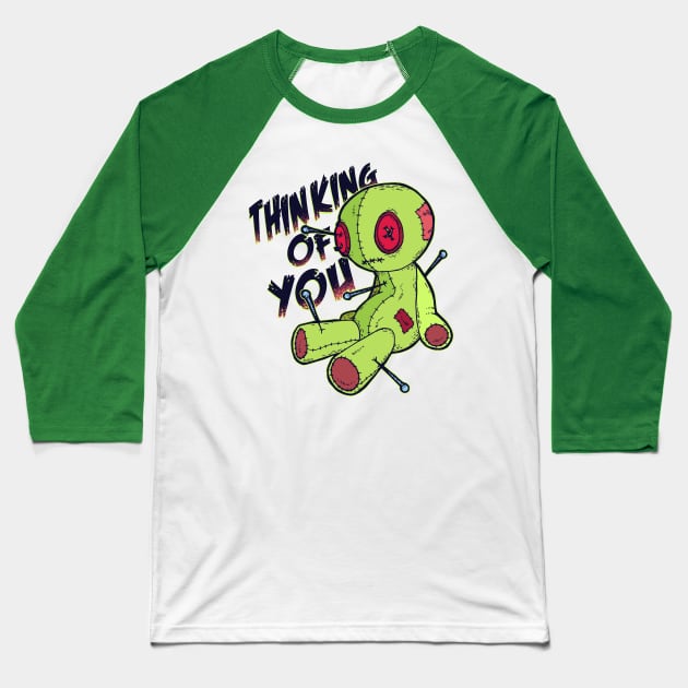 Thinking Of You Lol Baseball T-Shirt by Urban_Vintage